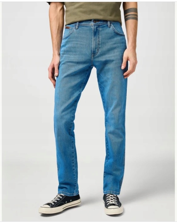 Pánské džíny Wrangler Texas 822 Slim Glacier 112364830 W38 L32 Zúžené