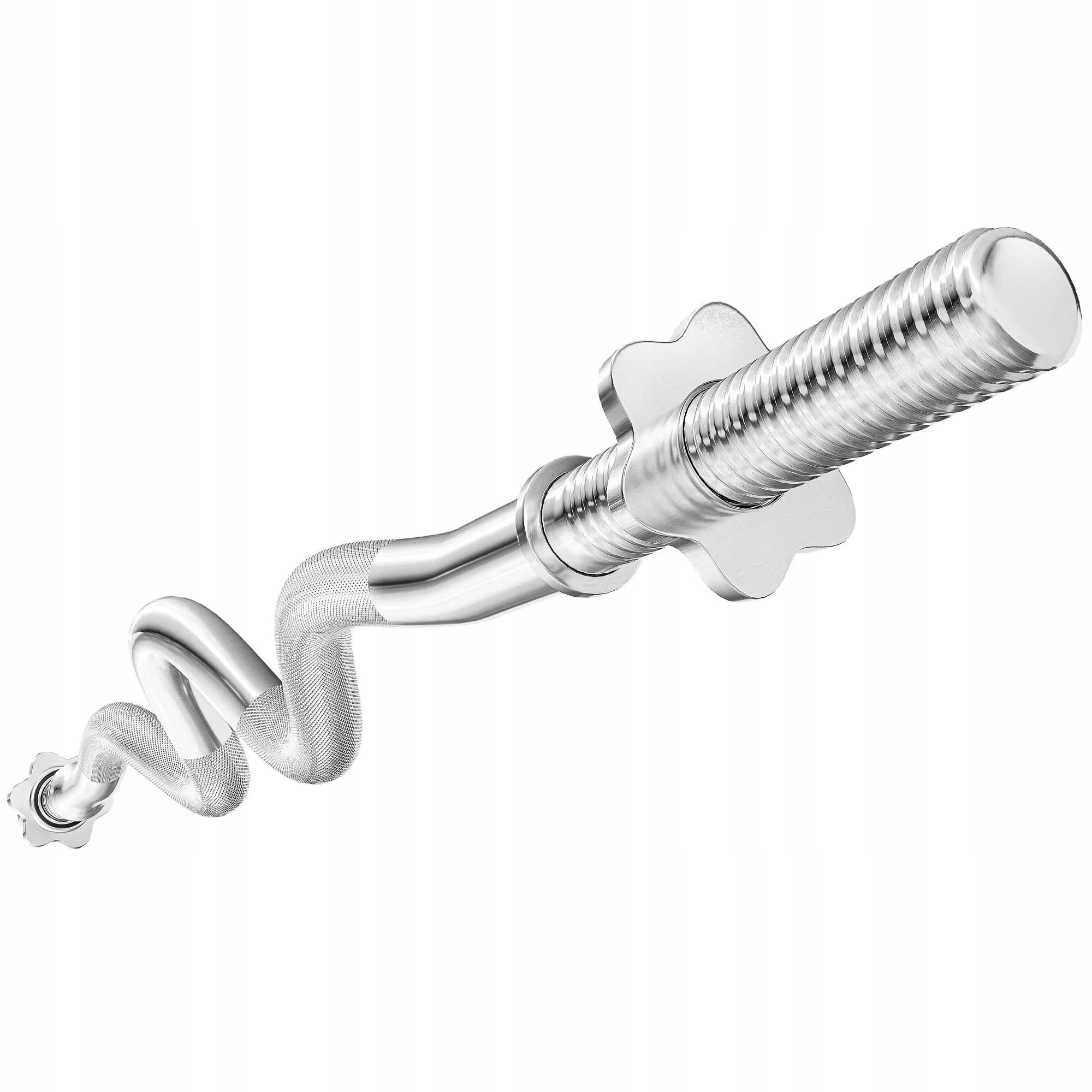 Vzpěračská tyč silně lomená 120 cm (30 mm)