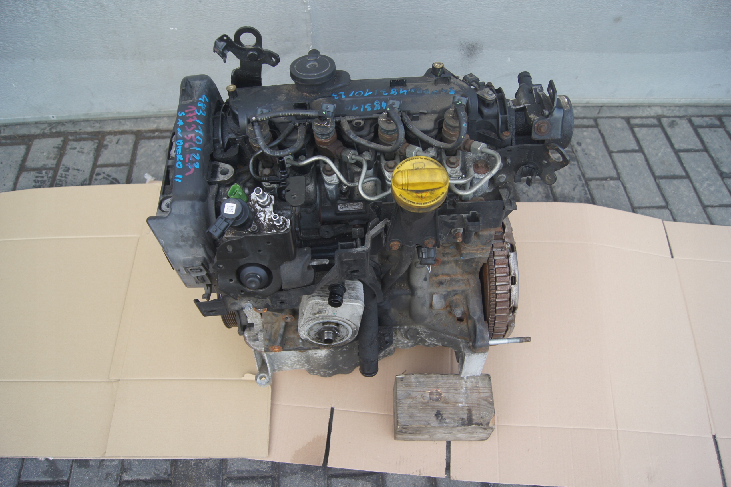 Двигатель голый стойка sandero ii logan ii 1.5 dci k9kc612 177 тыс пробега