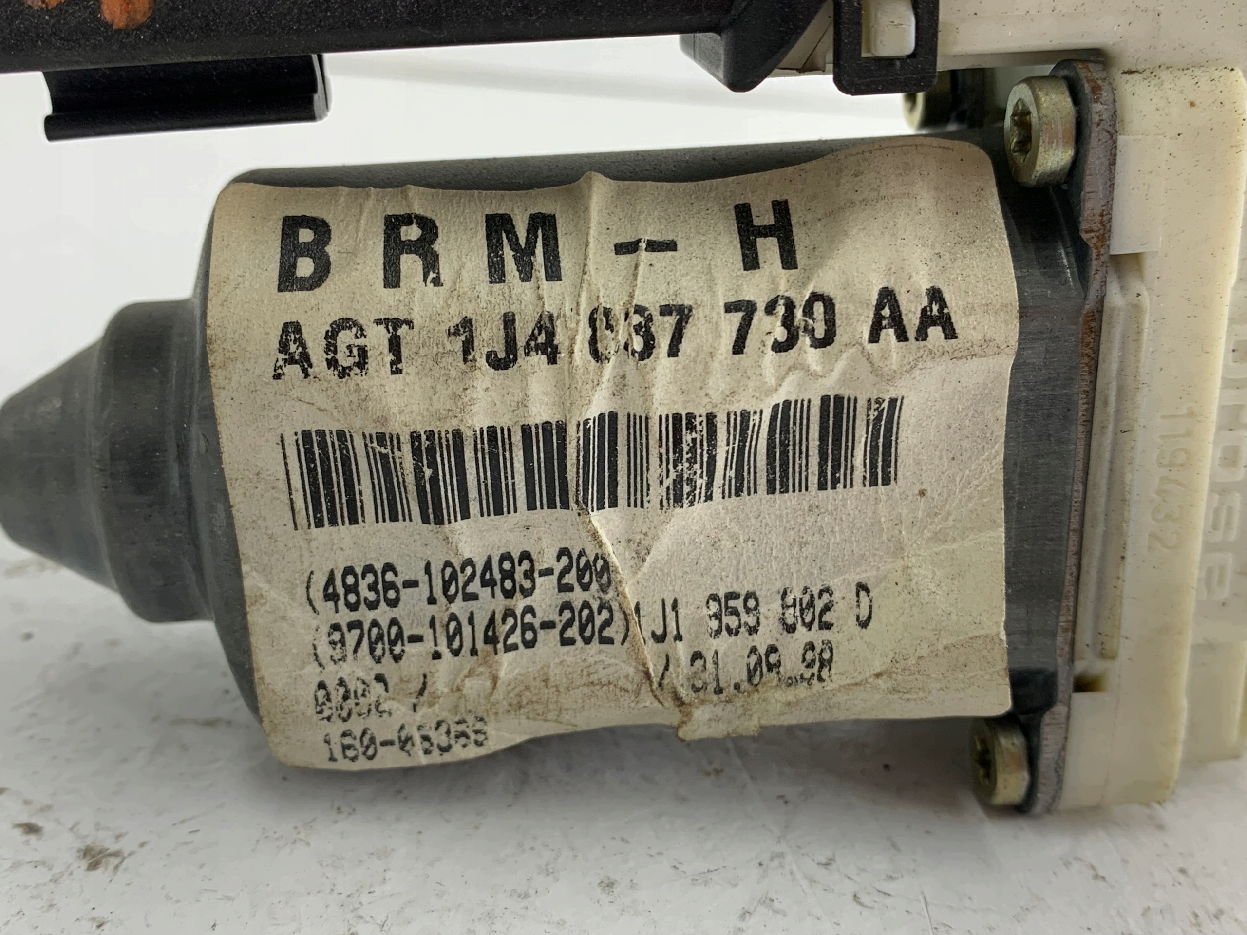 VW GOLF IV mini motor windows left rear part 1J4837730AA