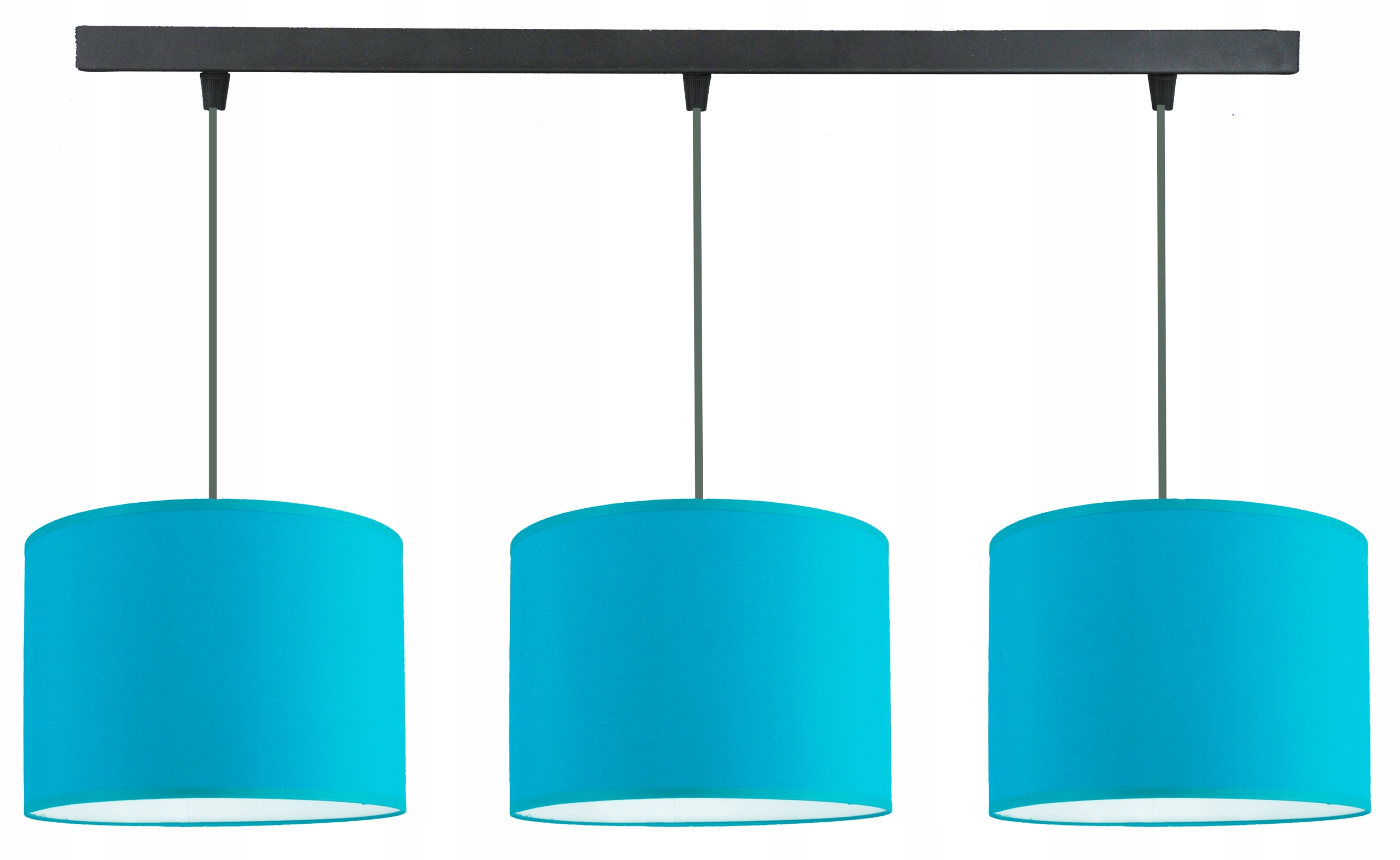 Moderní závěsná lampa, stropní lustr, módní tyrkysové stínidlo 20 cm Led