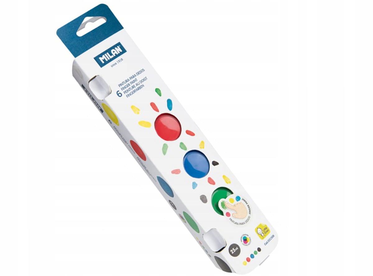 

Milan Farby do malowania palcami x 25 ml