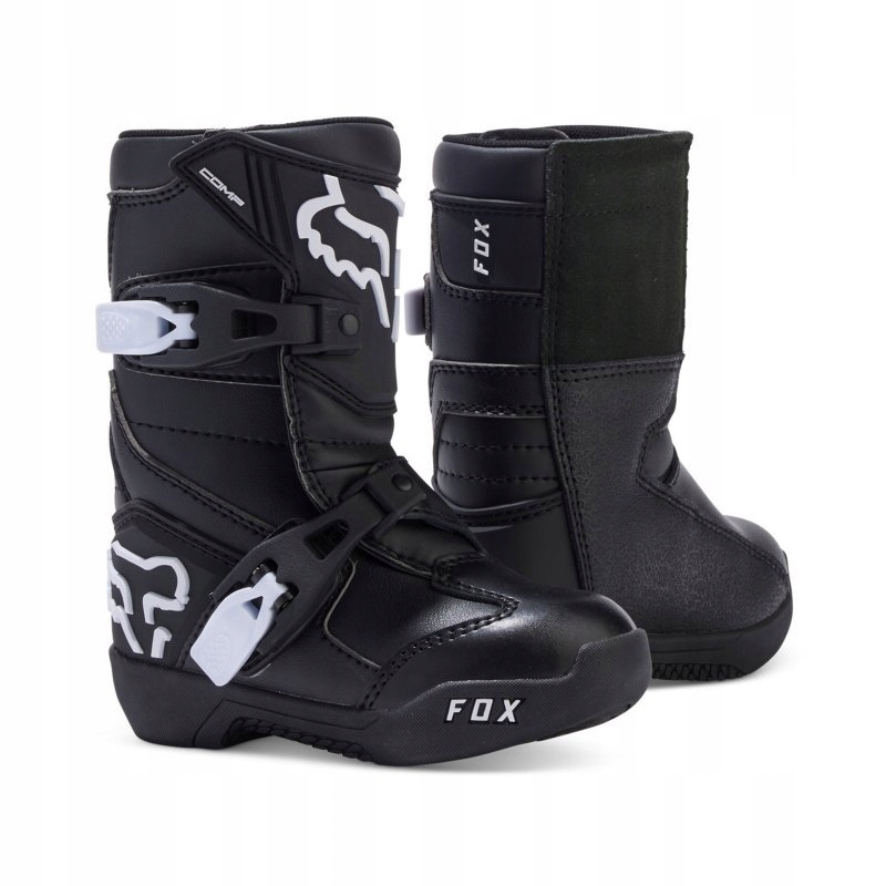 Motocyklové Topánky Junior Fox Comp Black Y12 (vložka 181 MM)