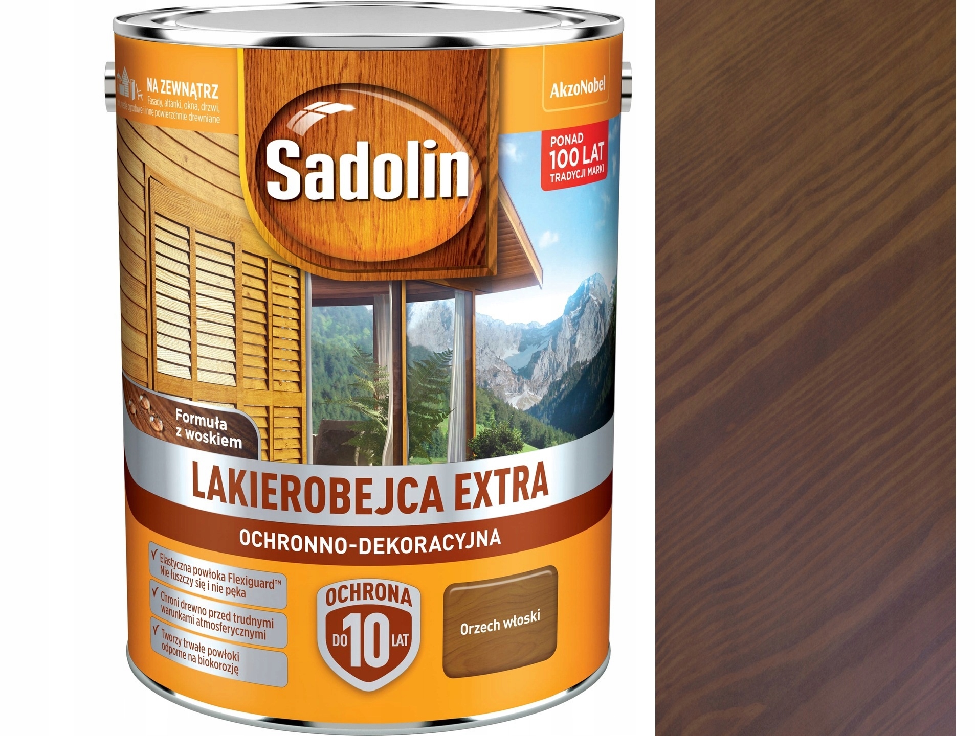 

Sadolin Extra Lakierobejca 5L Orzech Włoski