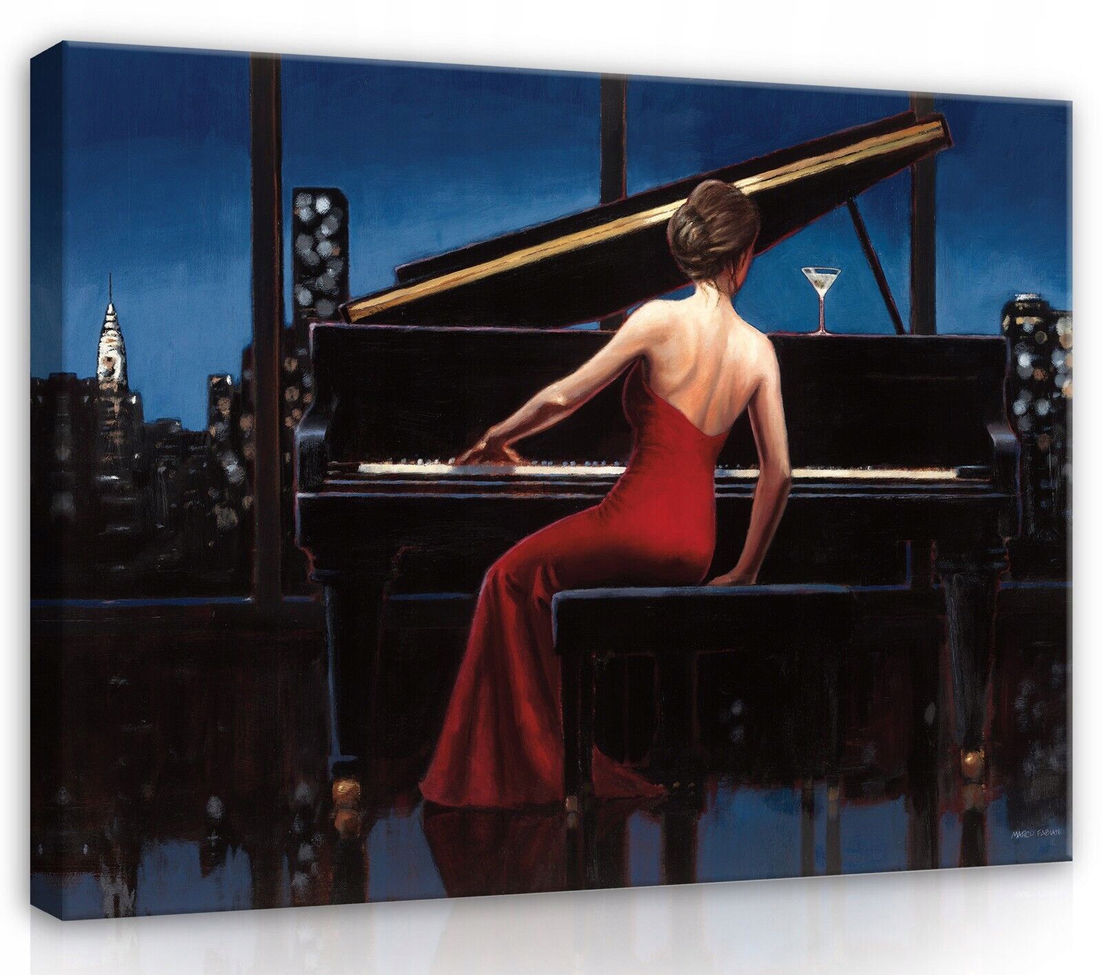 Obraz Na Plátně Canvas 120x80 Žena Hudba