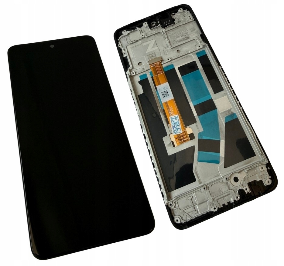 Hq LCD displej s rámečkem pro Oppo A79 5G, černý