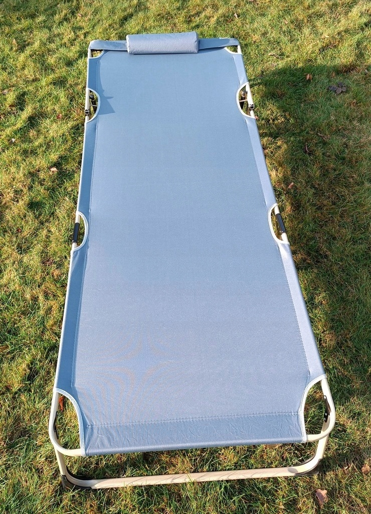 Składane ŁÓŻKO TURYSTYCZNE BIZNESOWE XXL LEŻANKA Model 57837