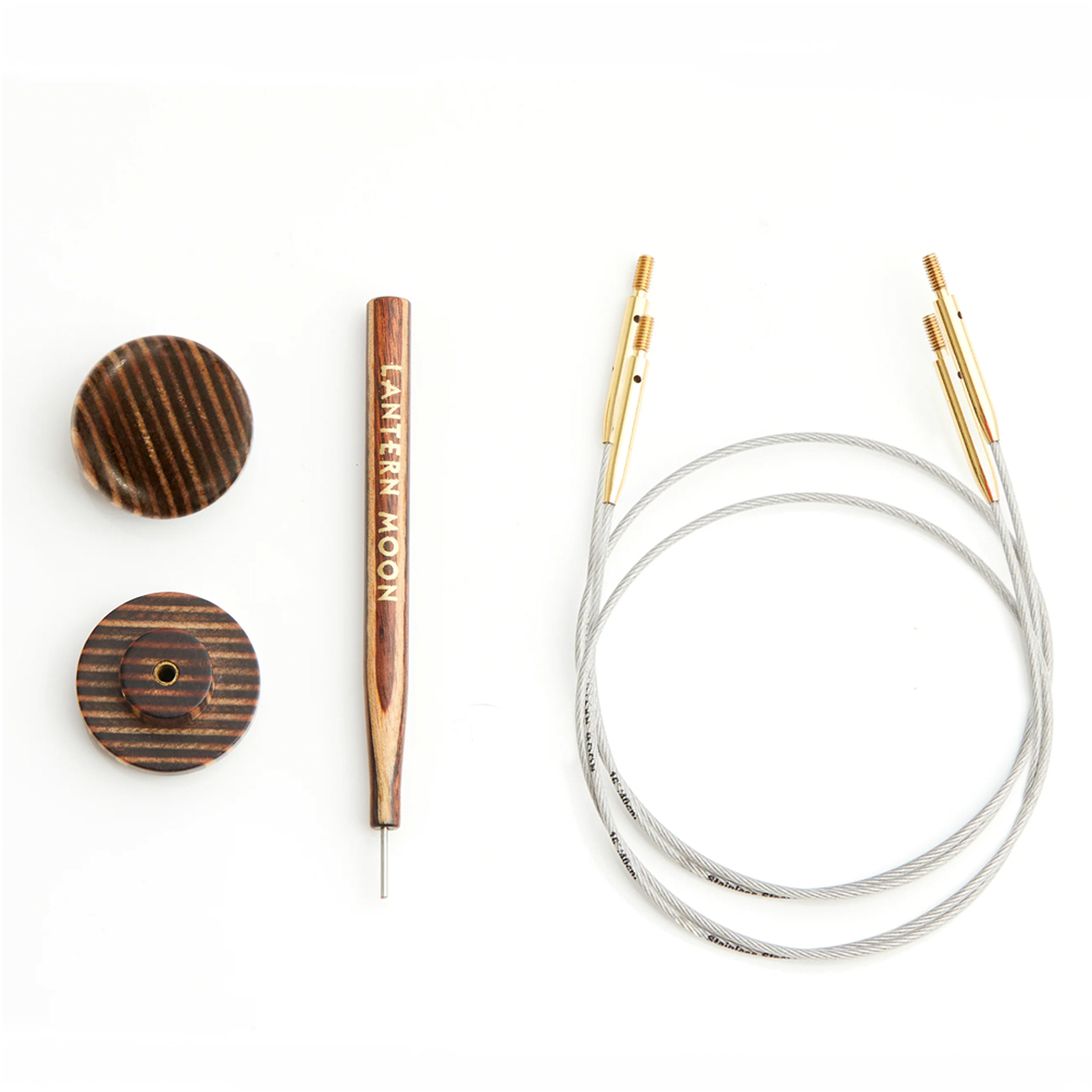 vlasec na dráty 120cm Knitpro otočný 360 2ks