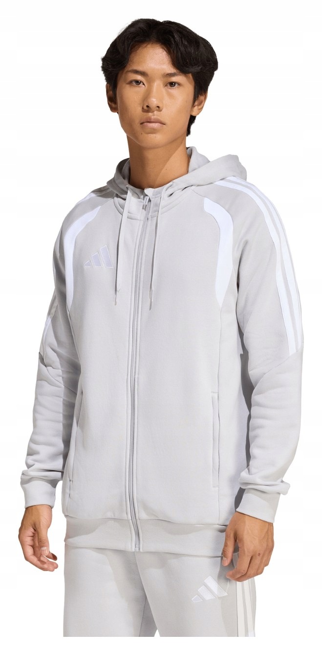 Mikina Adidas Teamwear Tiro 26 League Sweat Full Zip Hoody šedá KF3319 vel. S