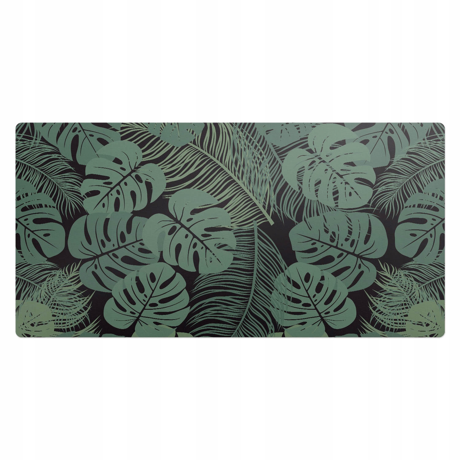 Odolná podložka pod vybavení pro hráče Exotické listy v džungli 100 x 50 cm