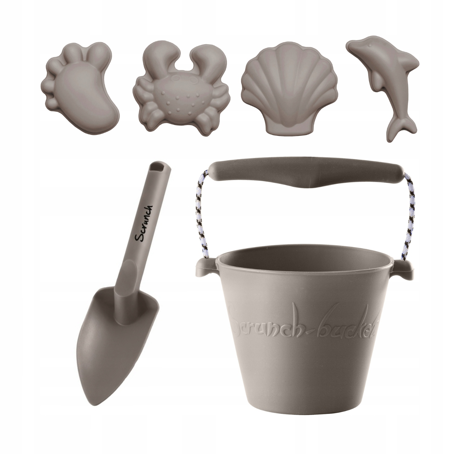 Набор игрушек для песка Scrunch-серый