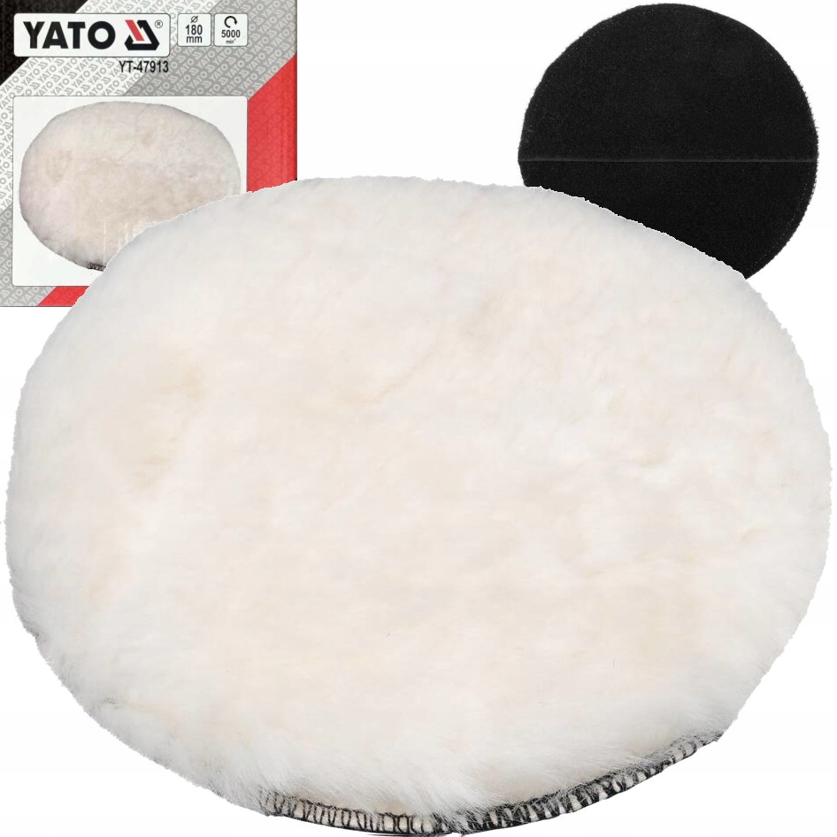 Yato Futro Polerskie Nakładka Na Rzep Do Polerowania 180mm