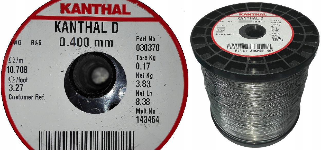 

Drut oporowy Kanthal D 0,4 10 mb do styropianu