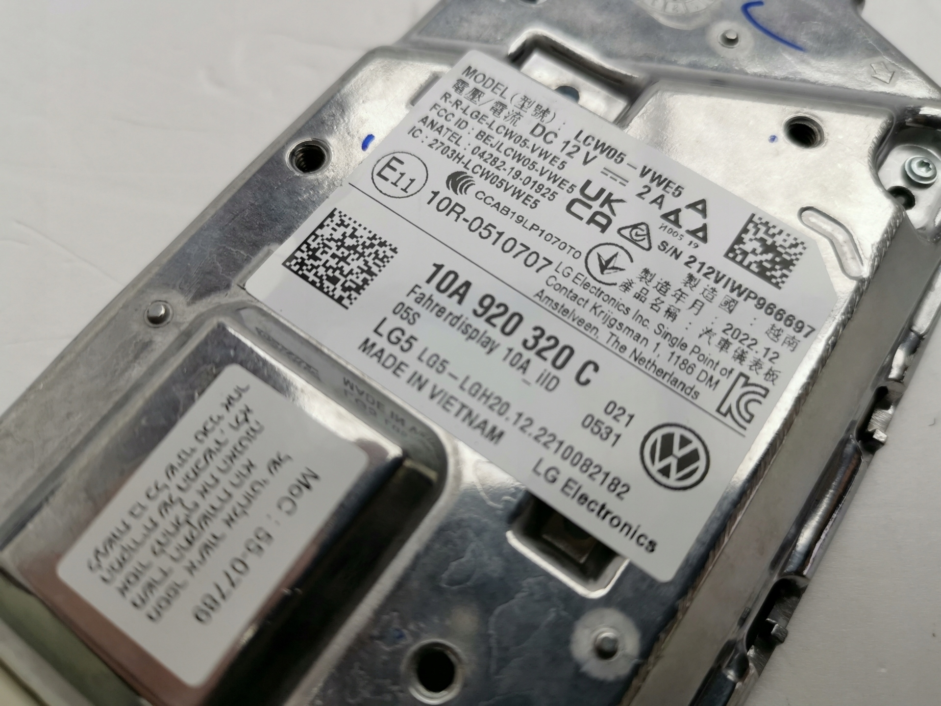 спидометр часы vw id.3 10A920320C оригинал