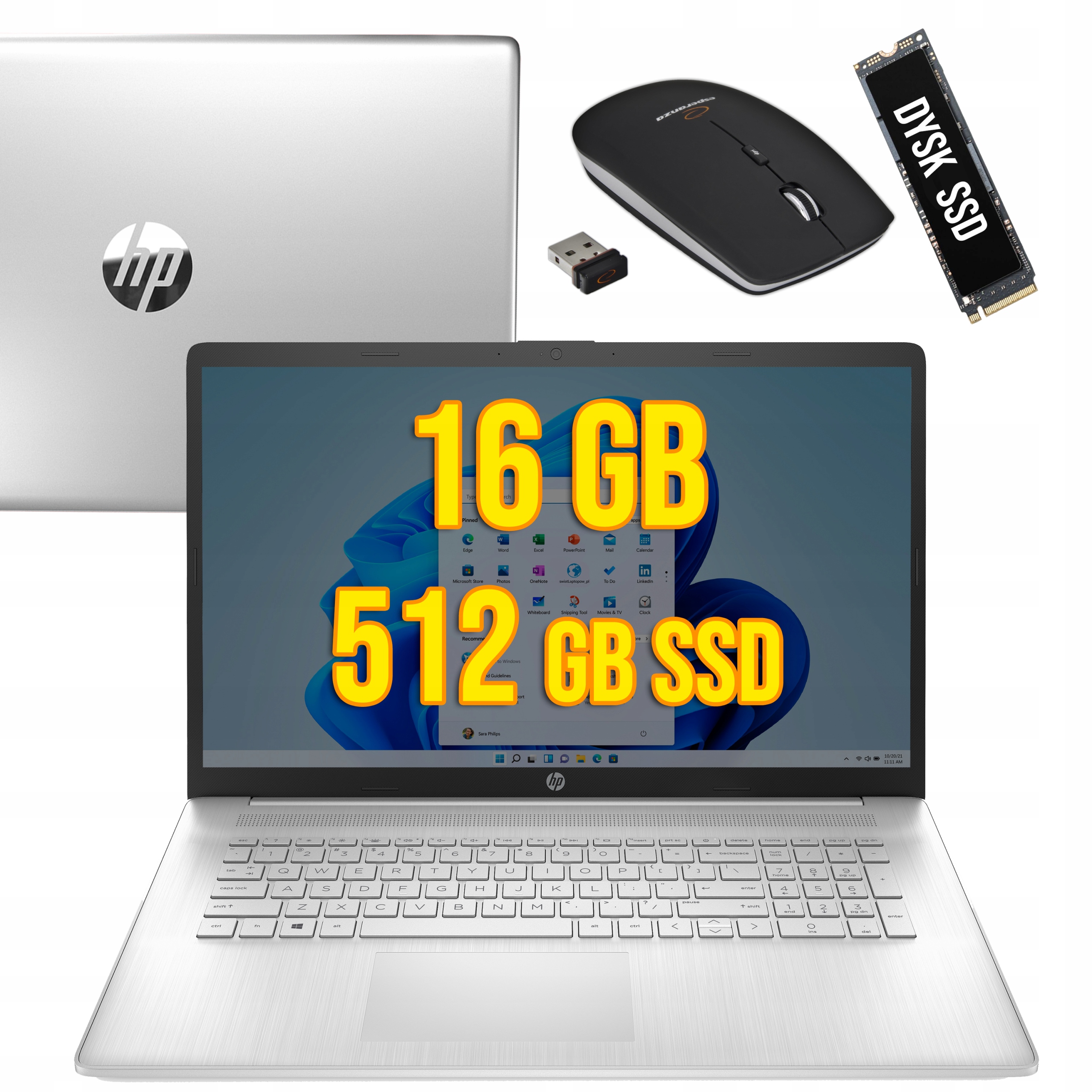 

Laptop Hp 17-CN i5-11 16GB Ram 512GB Ssd Fhd Win11
