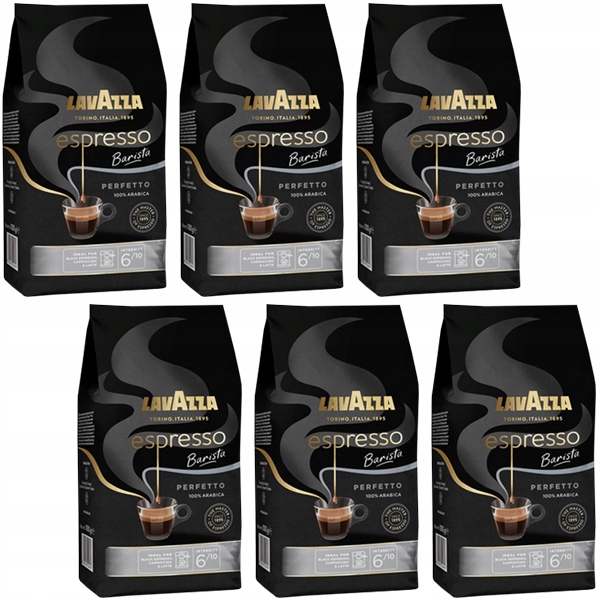 Levně 6 x Lavazza Perfetto Espresso Káva káva 1kg Set 6 Kg Dárek