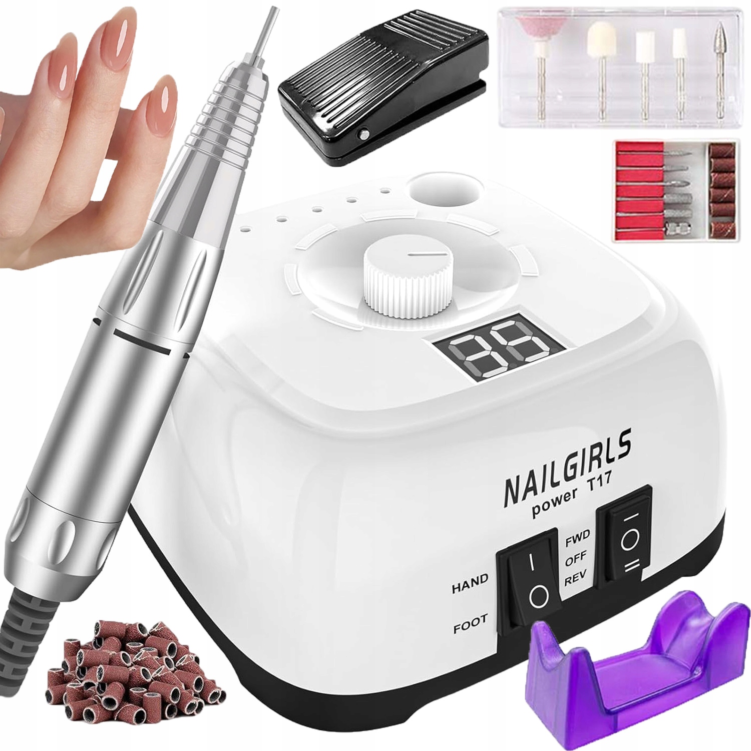 Profesionální Bruska Manikúra Set 35000RPM