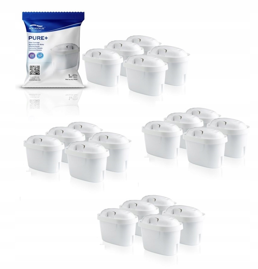 20 x Filtr do wody wkład do dzbanka Pure+Dafi Unimax Brita Maxtra+