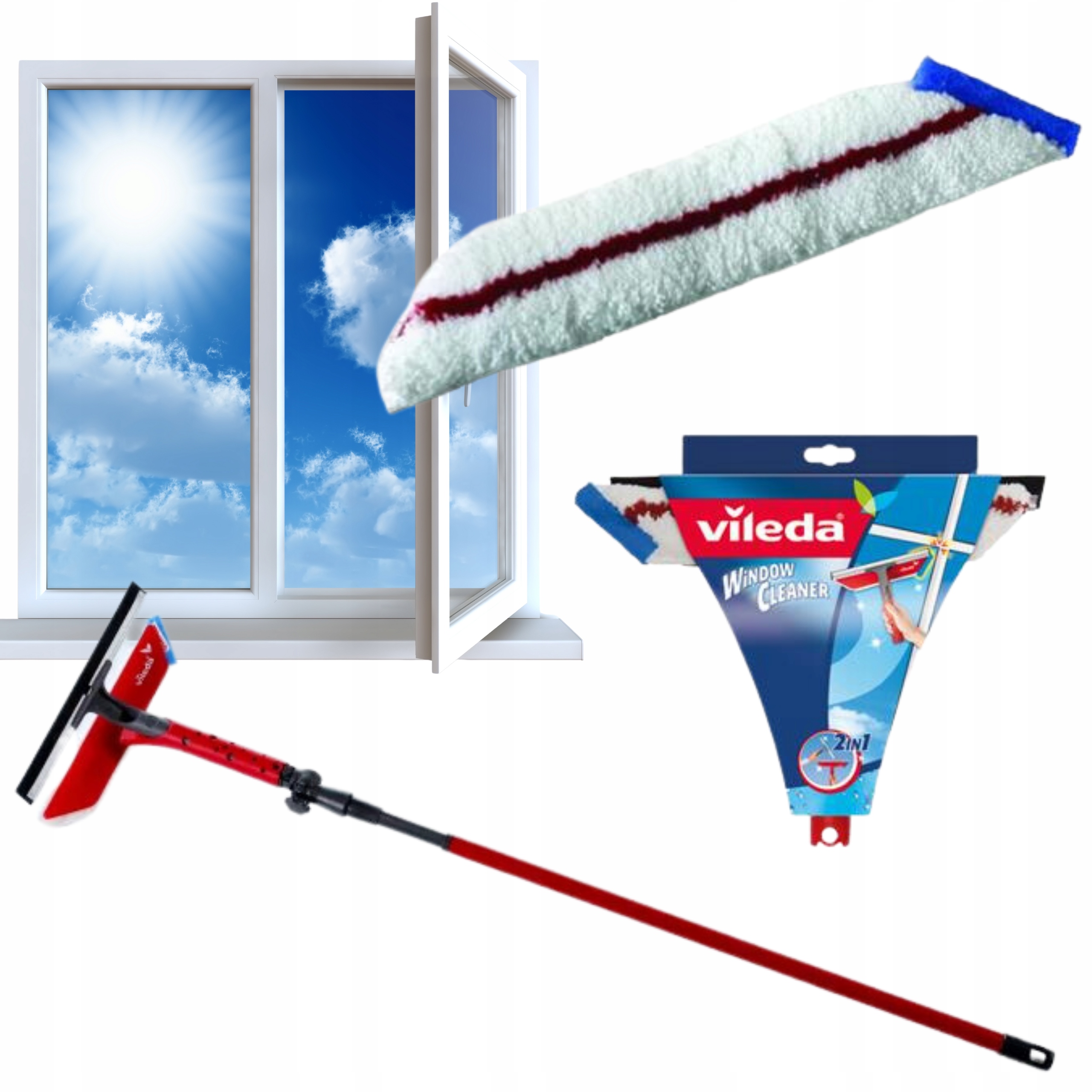 

Myjka Do Okien Vileda Teleskopowa Szyb Dwustronna