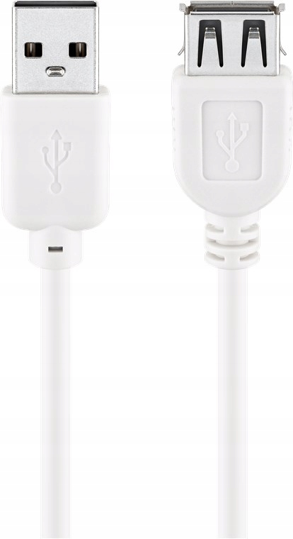 

Przedłużacz Usb 2.0 Hi-Speed, Biały 5m
