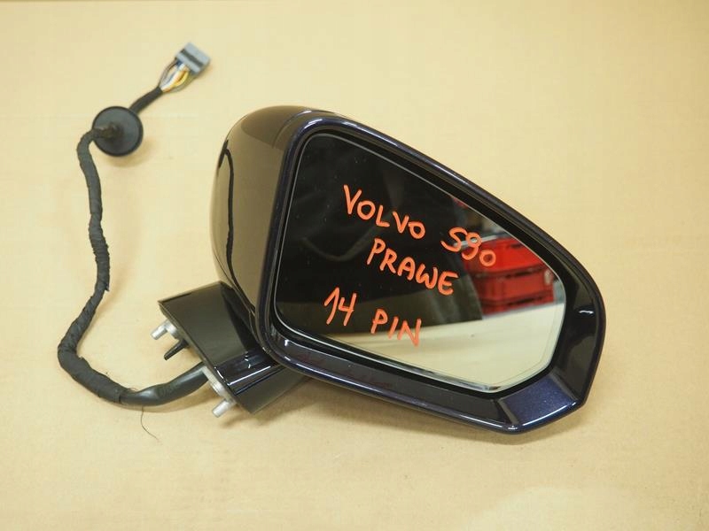 LUSTERKO ELEKTRYCZNE PRAWE VOLVO S90 14 PIN