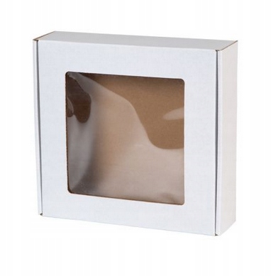 

Pudełko z Okienkiem 200x200x50mm Białe 10szt