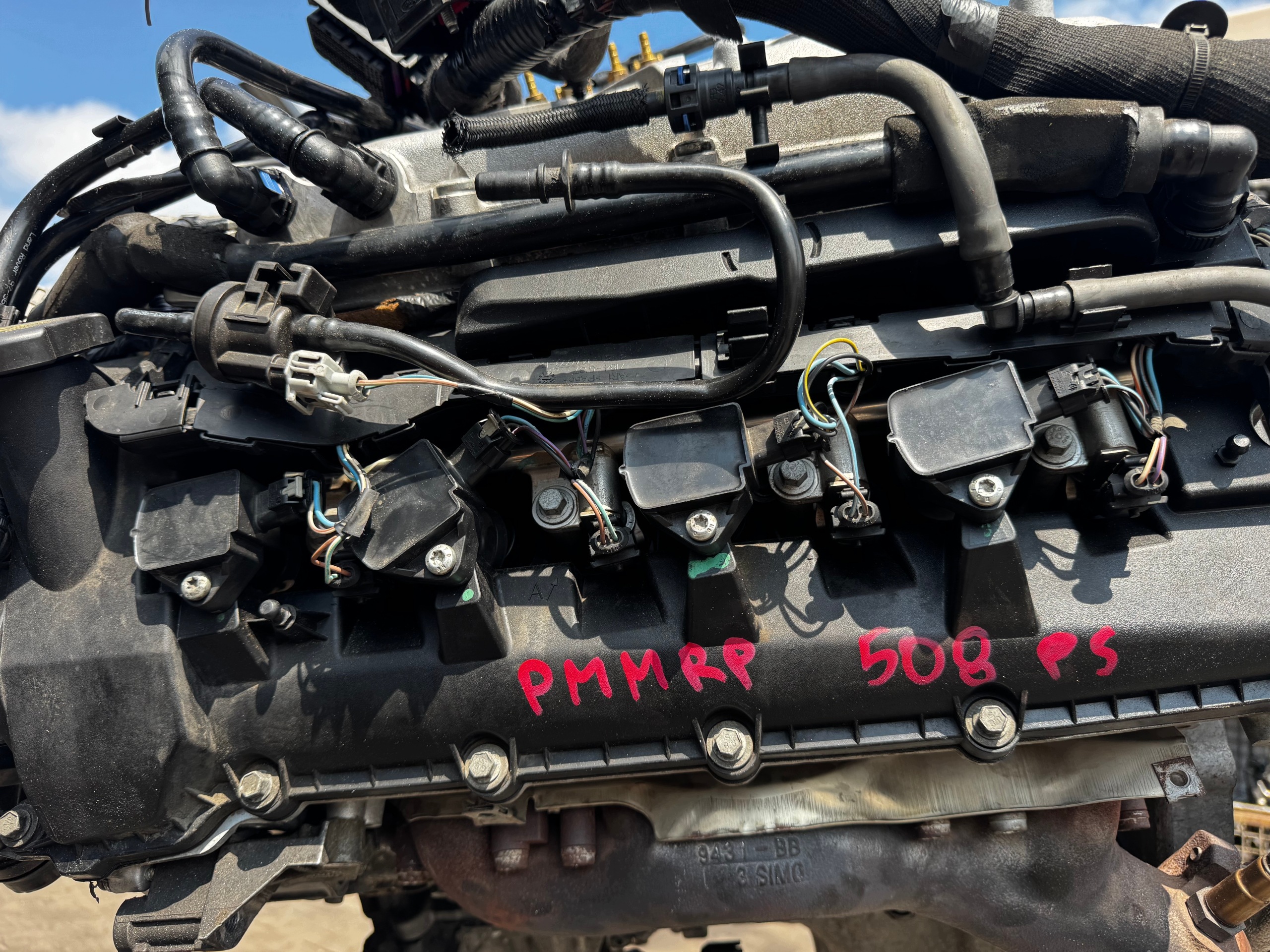 engine complete RANGE ROVER AJ133 5,0 V8 508PS PMMRP 120TYS KM 15ROK