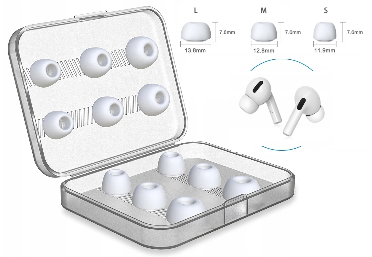 

Silikonowe Nakładki Gumki New Bee Do Airpods Pro