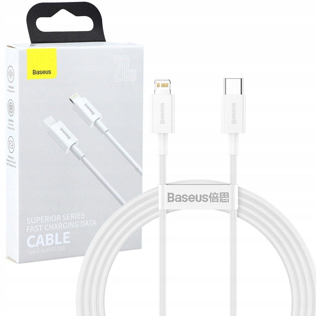 

Kabel Baseus Superior, Usb-c Lightning 20W, 1,5m