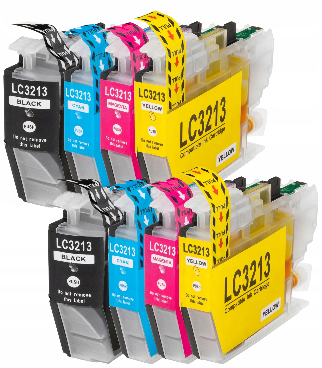

8x Tusze do Brother LC3211 LC3213 DCP-J572DWW