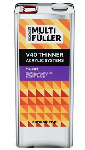 5 litr V40 univerzální ředidlo Multifuller Akryl Základní Nátěr Epoxyd 266