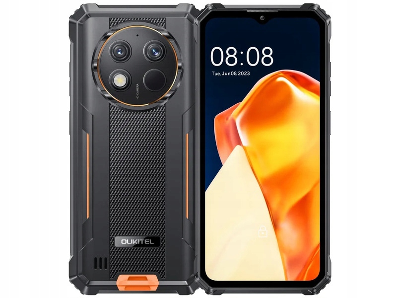 Smartfon Oukitel G1 6/256GB 6.52" Pomarańczowy