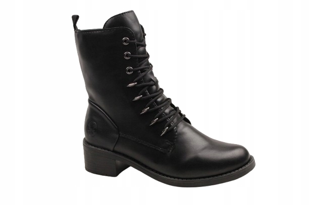 Rieker Dámské Kotníkové Boty 75430-00 vel. 36 Černé Pohodlné