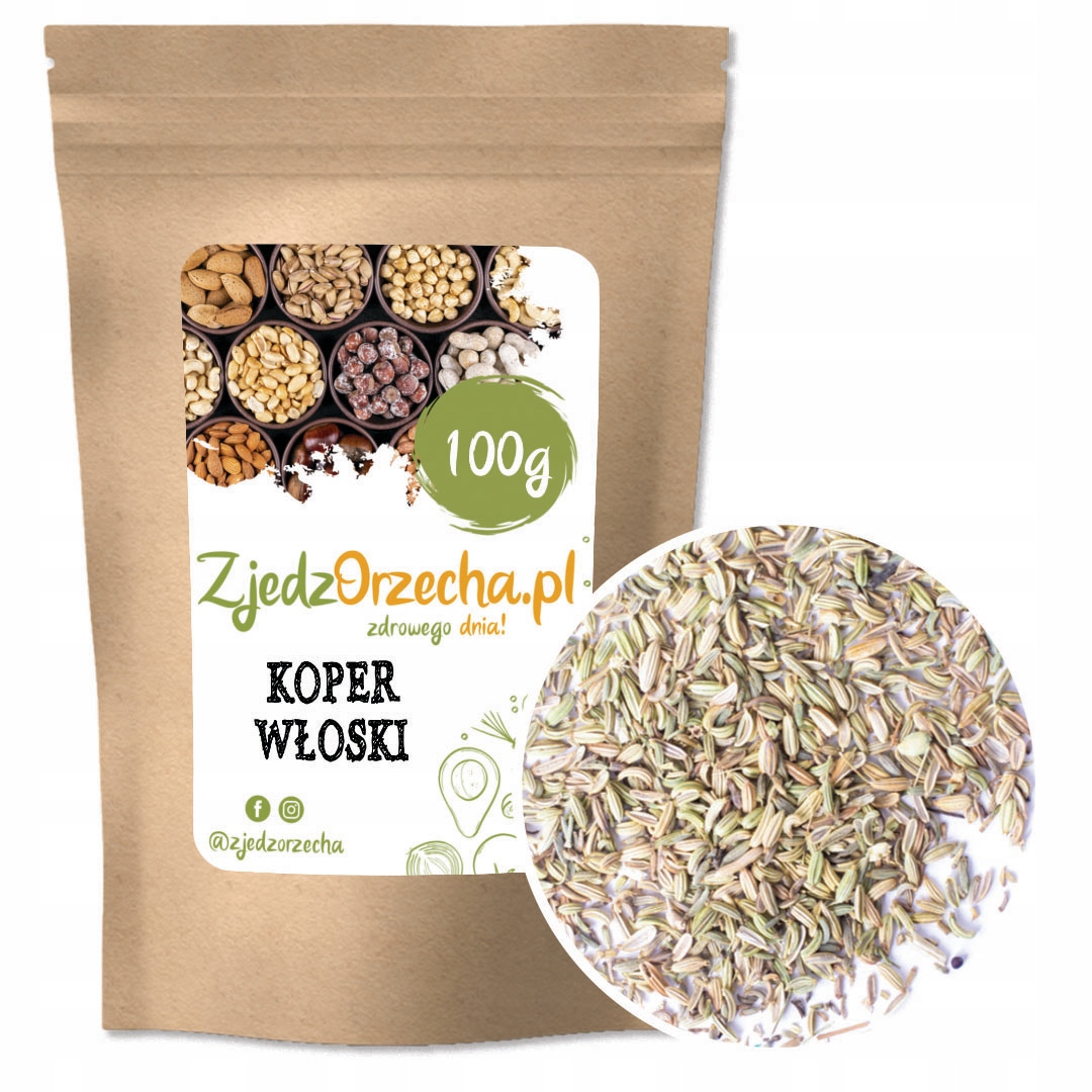 

Koper Włoski Ziarno Nasiona Na Trawienie 100g