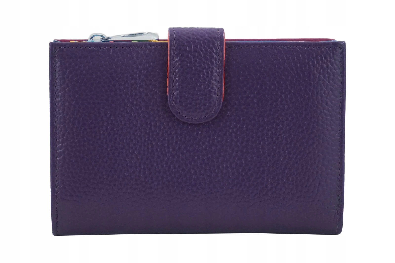 Dámská peněženka z přírodní kůže s ochranou Rfid karet fialová