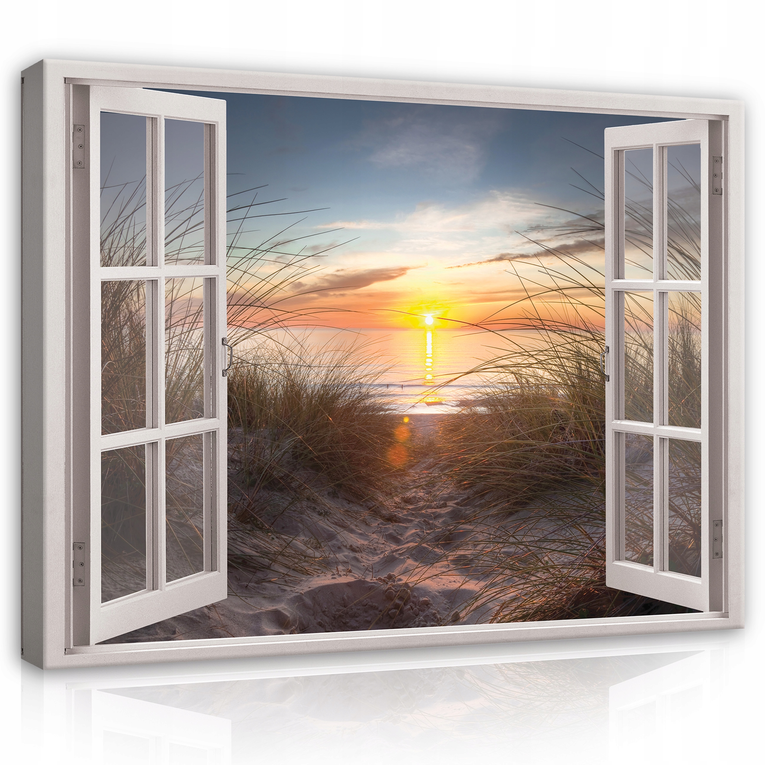 

Obraz Na Płótnie Okno 3D Morze Plaża Natura 80x60