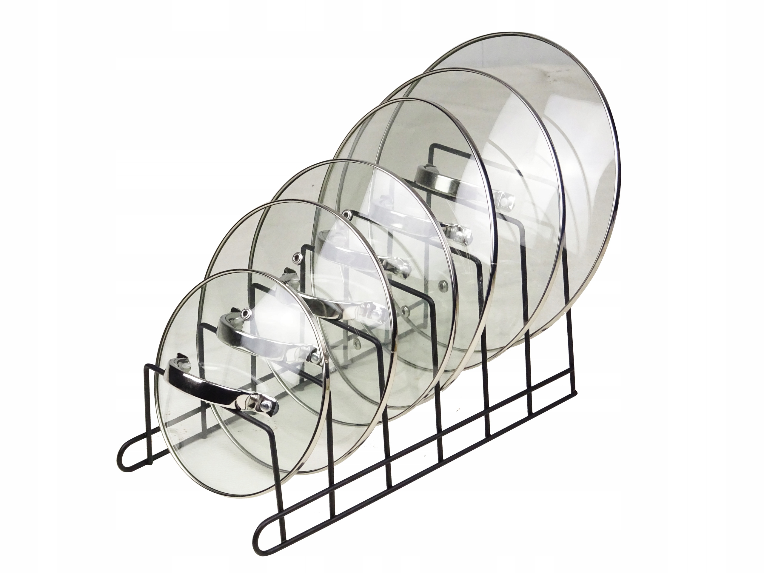 

Stojak Metalowy Organizer Na Pokrywki Talerze