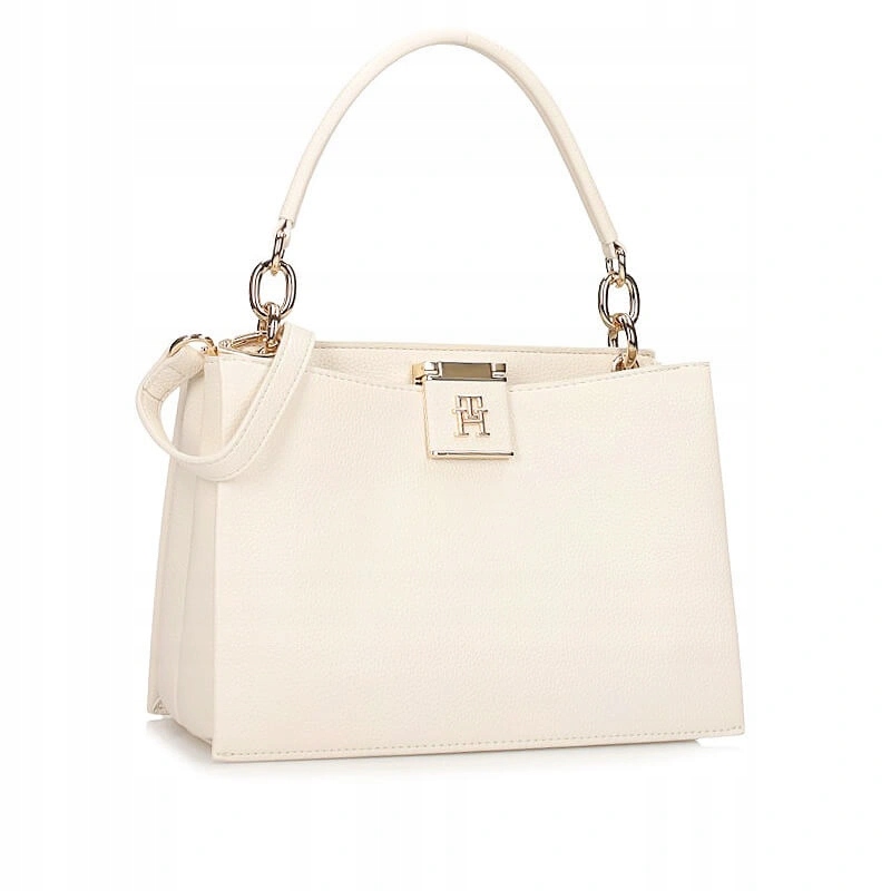 Dámská čepice Tommy Hilfiger AW0AW17779 Rbc Th Flag Fluffy Beanie