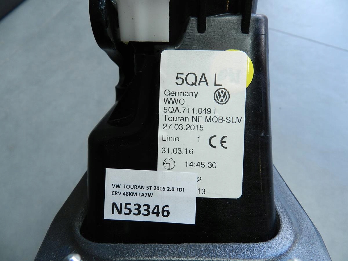 VW TOURAN 5T Mecanisme levier vitesse Câble Engrenage 5qa711049l