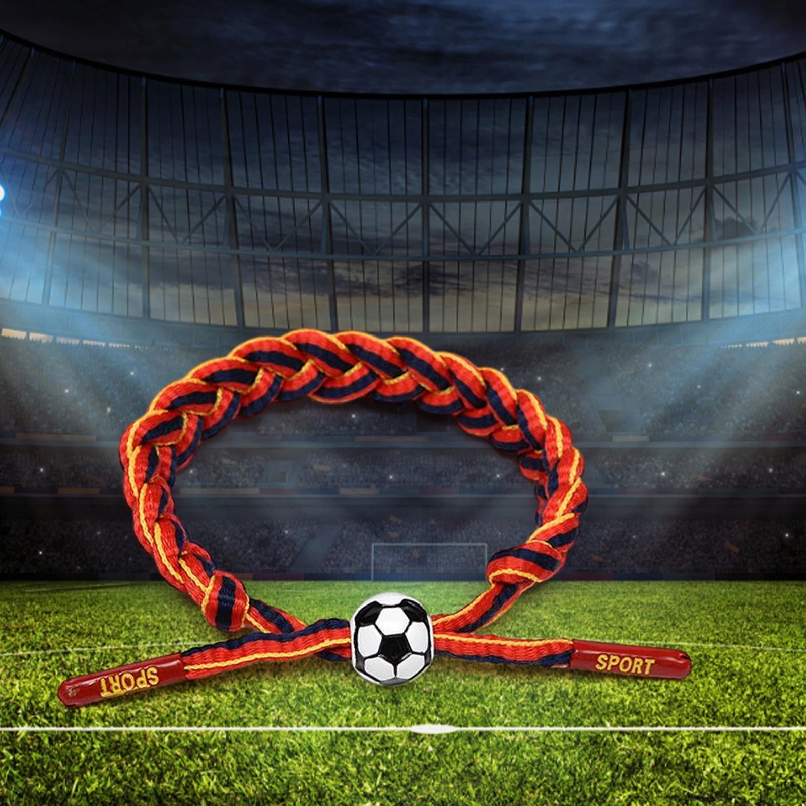 Fotbalové náramky Fotbalový náramek Team Pletené lano za 116 Kč od Huizhou  - Allegro - (12950841294)