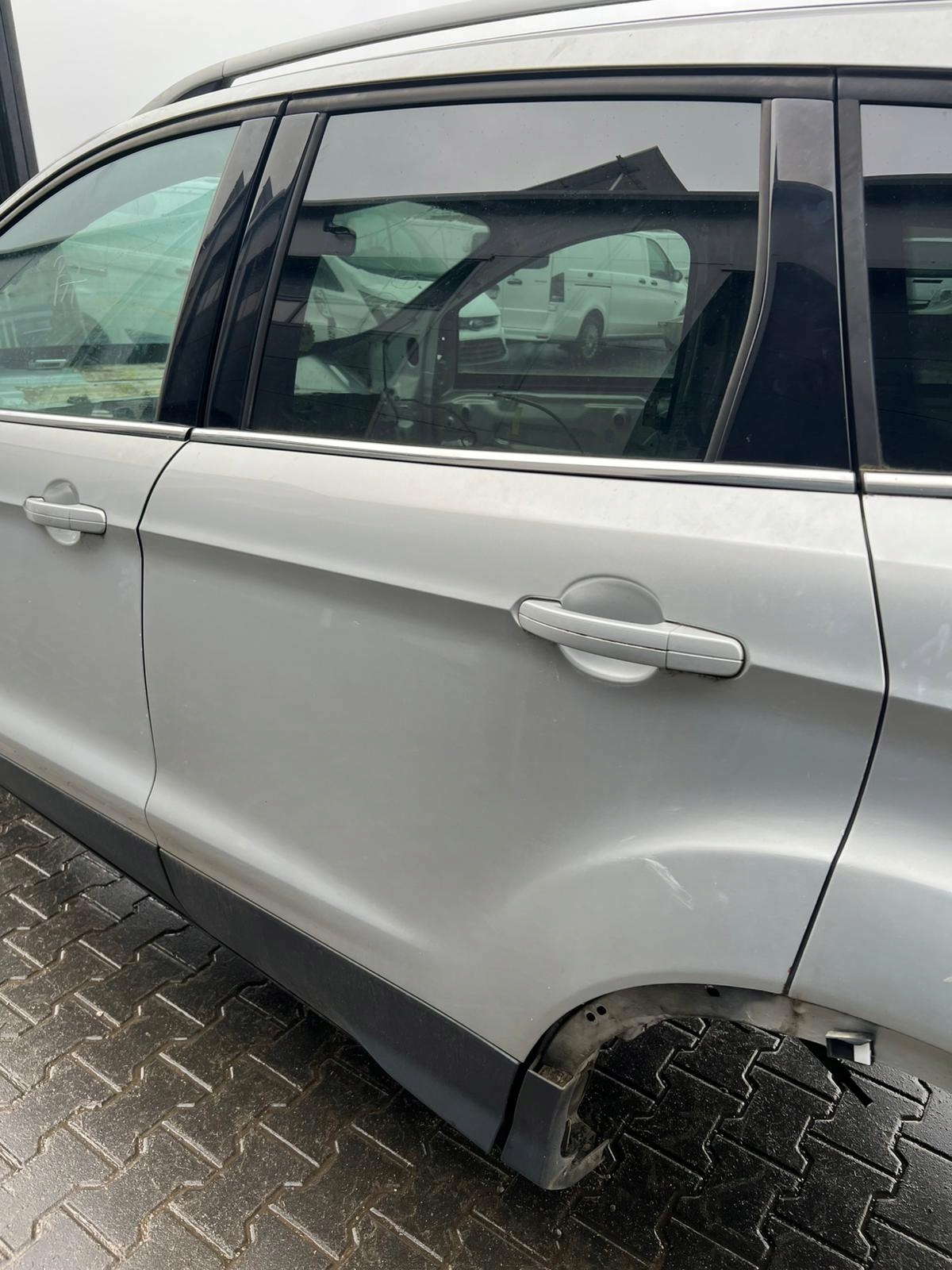 Tür links heck FORD KUGA MK2 II Farbe MOONDUST SILVER (METALLIC)