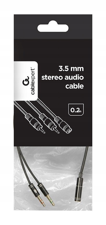 Kabel Adapter 2 x Mini Jack 3,5 mm Audio 4 PIN Kod producenta CCA-418M