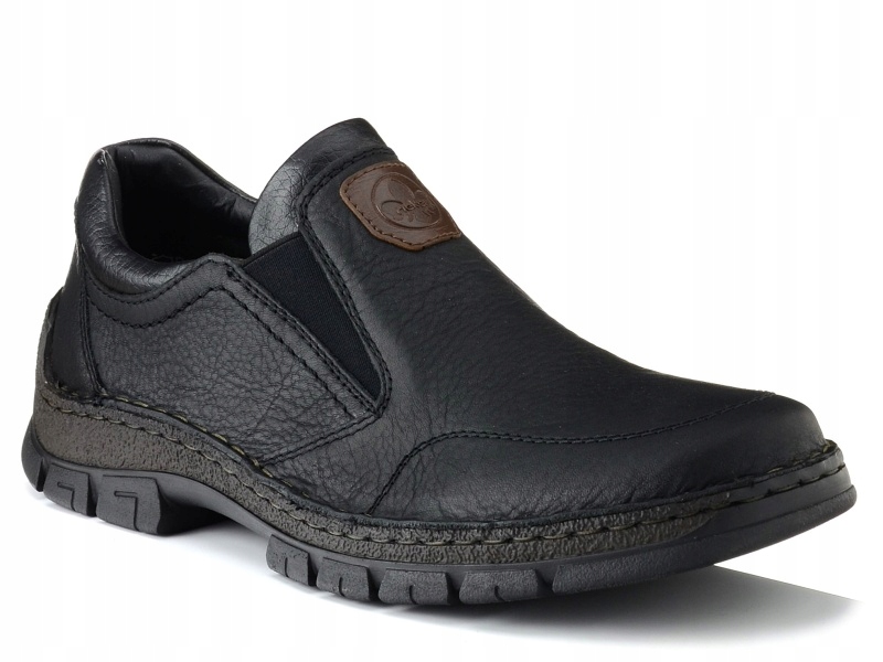 

Półbuty męskie wsuwane Rieker 12273-00 skórzane 42