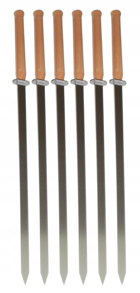 

Szpady szaszłyków szaszłyki inox drewno szampury