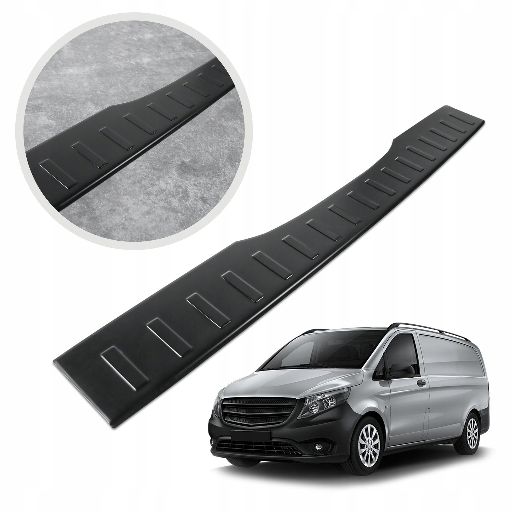 Ochranná lišta na zadný nárazník pre Mercedes Vito W447 2014-