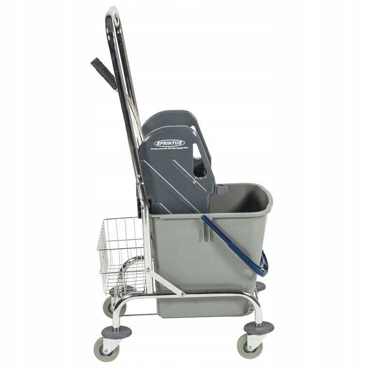 Vozík na úklid podlah s lisem, samostatný mop Sprintus 27 l