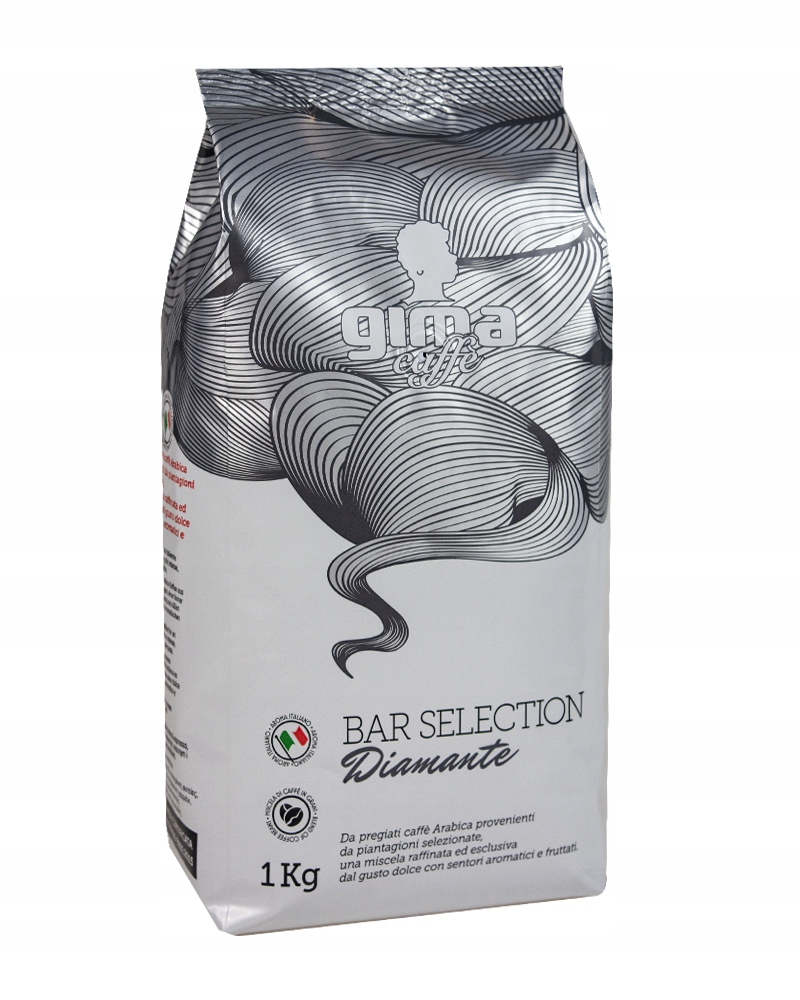 Levně Káva zrnková Gima Diamante 100% Arabica 1 kg Dárek videokniha