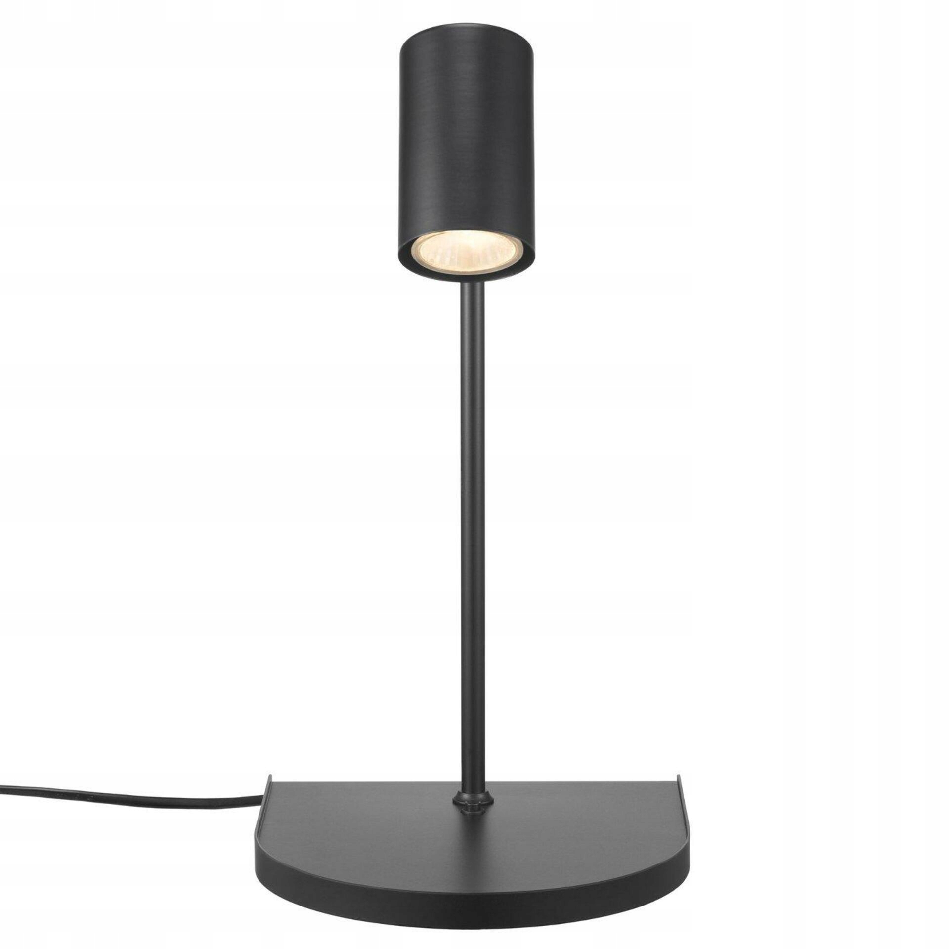 Nordlux Cody nástenné svietidlo, čierne, Usb, polička, GU10, moderná