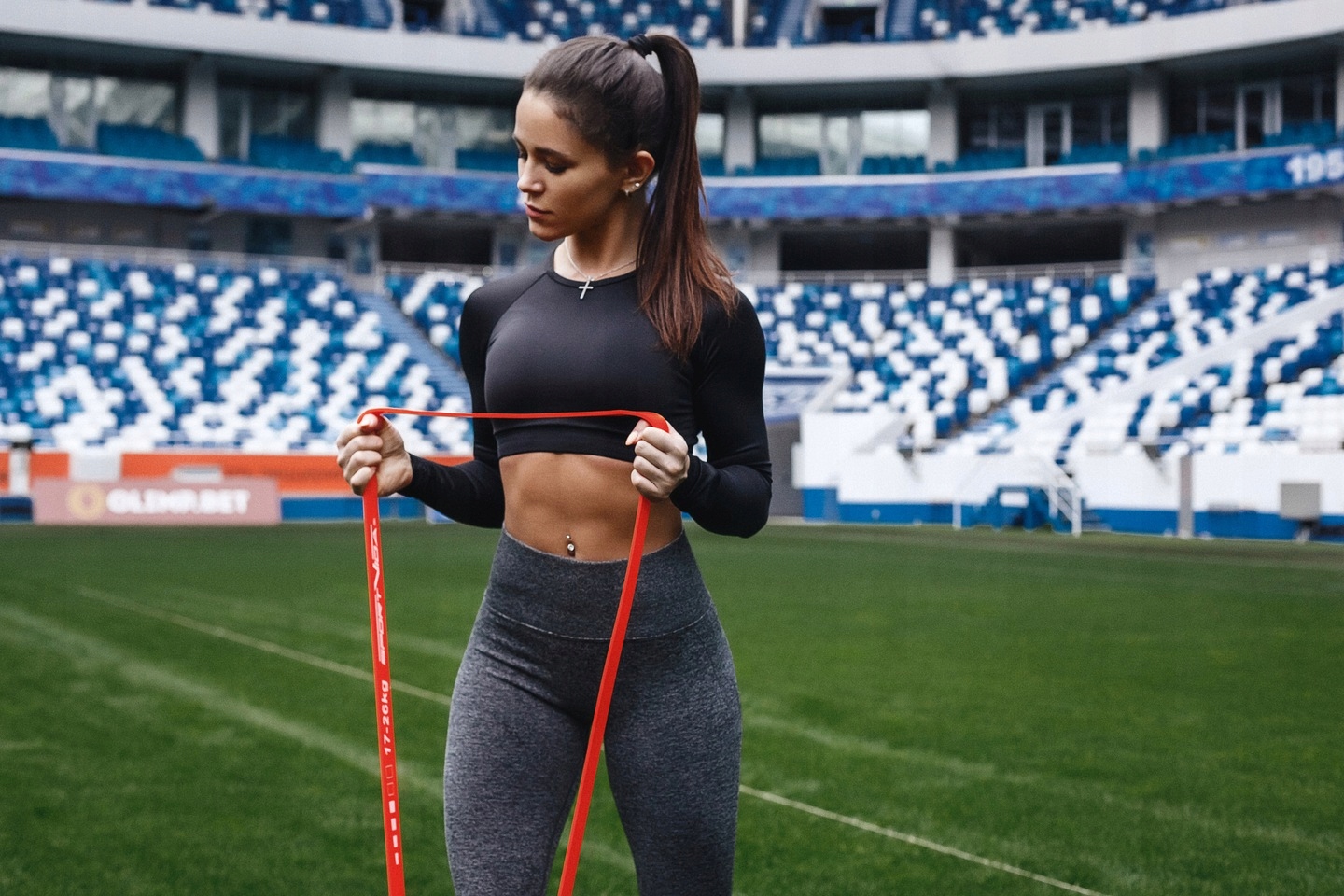 GUMA OPOROWA TAŚMA CROSSFIT POWER BAND 17-26 KG Marka Sportvida