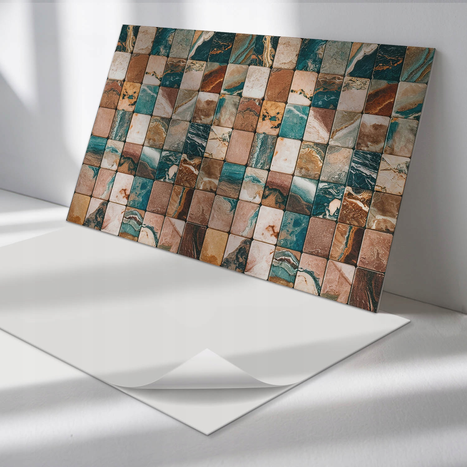 Sada Pvc vinylových panelov Mozaika s kamennými dlaždicami 6 ks 60x30 cm